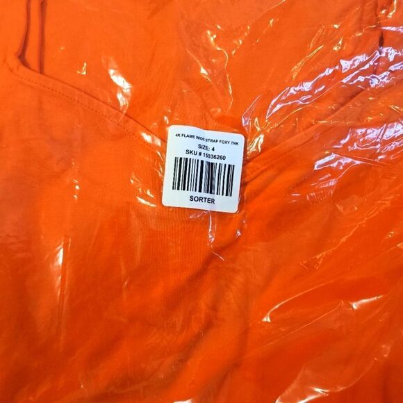 Torrid wide strap foxy tank orange size 4 - Picture 8 of 8